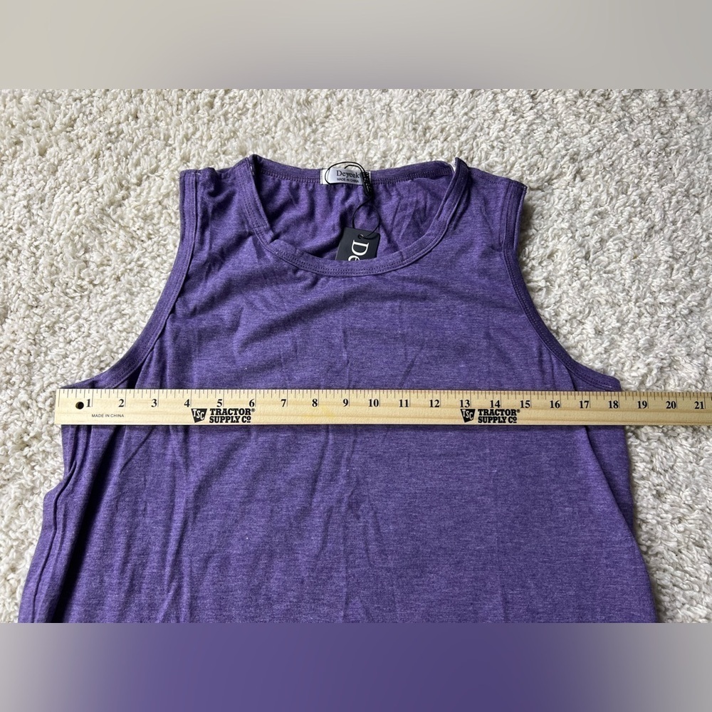 Women’s Medium Deyeek Purple Sleeveless Surgery Top - Picture 5 of 6